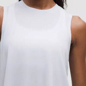 Lululemon Lightweight Split-Back Training Tank Top White Size 8